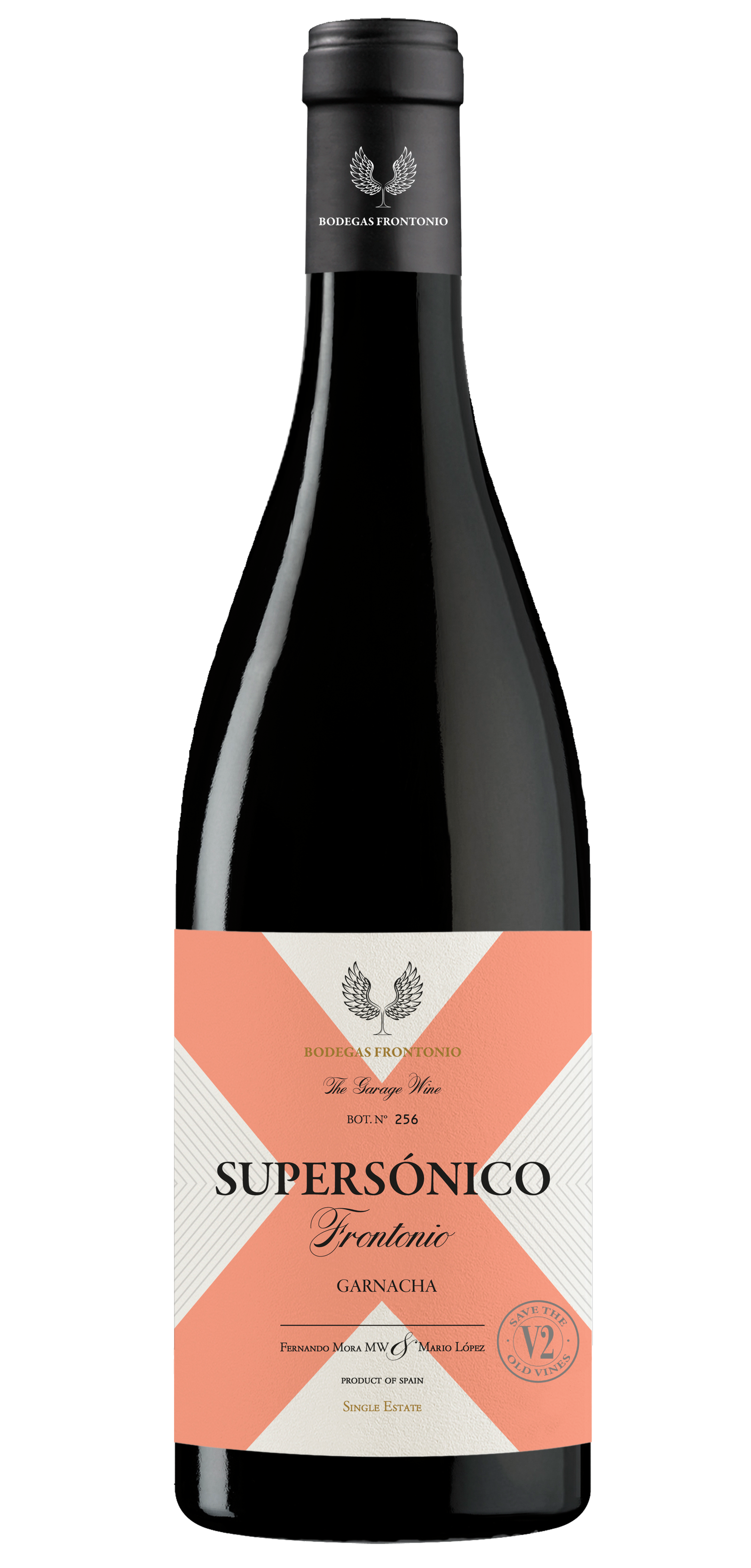 Bodegas Frontonio Supersonico Garnacha 2021  Front Bottle Shot