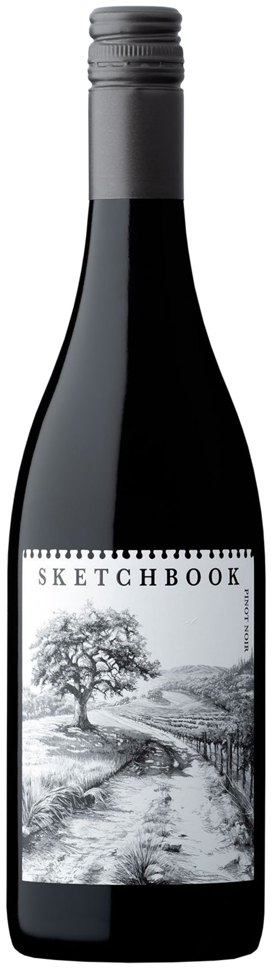 Sketchbook Pinot Noir 2023  Front Bottle Shot