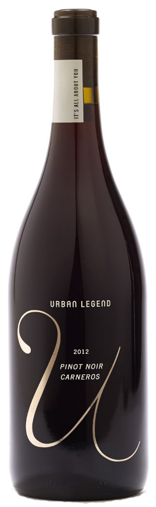 Urban Legend Cellars Thompson Vineyard Pinot Noir 2012  Front Bottle Shot