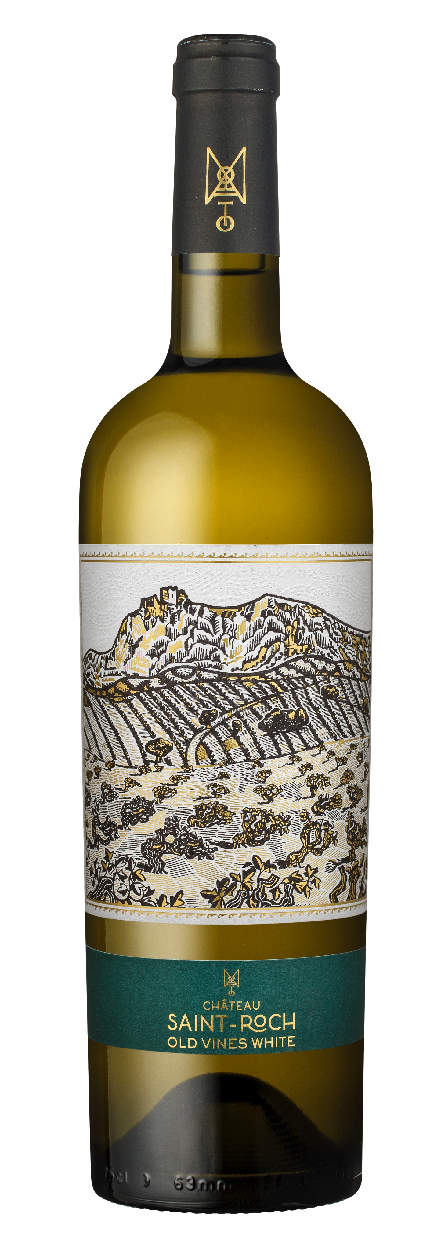 Chateau Saint-Roch Old Vines White 2021  Front Bottle Shot