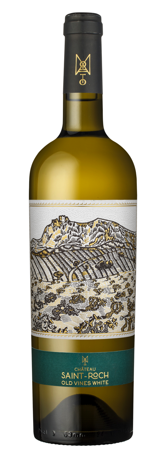 Chateau Saint-Roch Old Vines White 2021  Front Bottle Shot