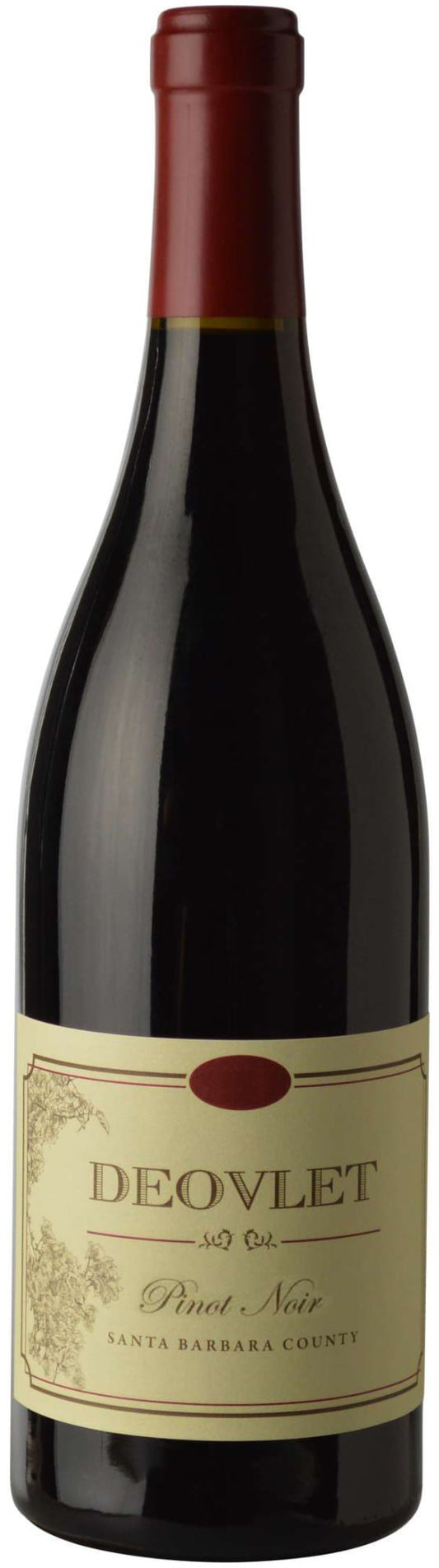 Deovlet Santa Barbara County Pinot Noir 2022  Front Bottle Shot