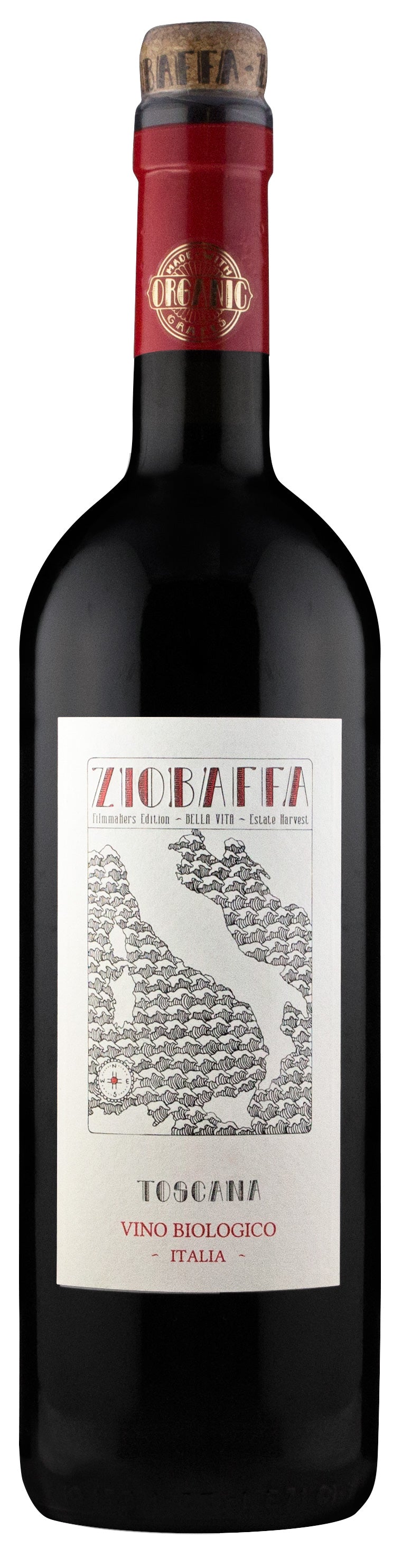 Ziobaffa Organic Toscana 2019  Front Bottle Shot