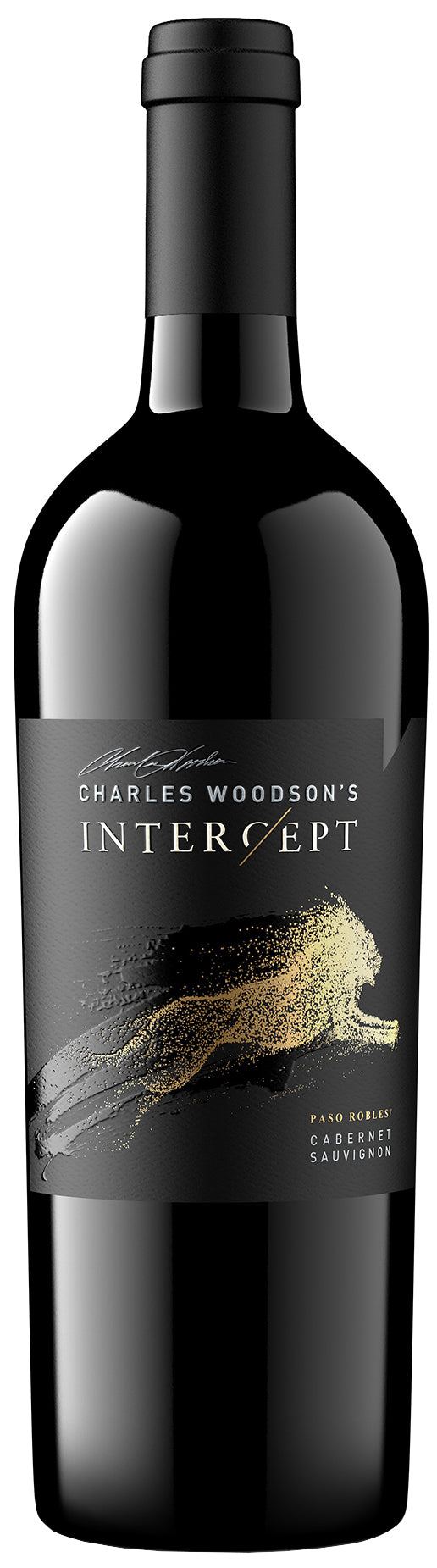 Charles Woodson's Intercept Cabernet Sauvignon 2021  Front Bottle Shot