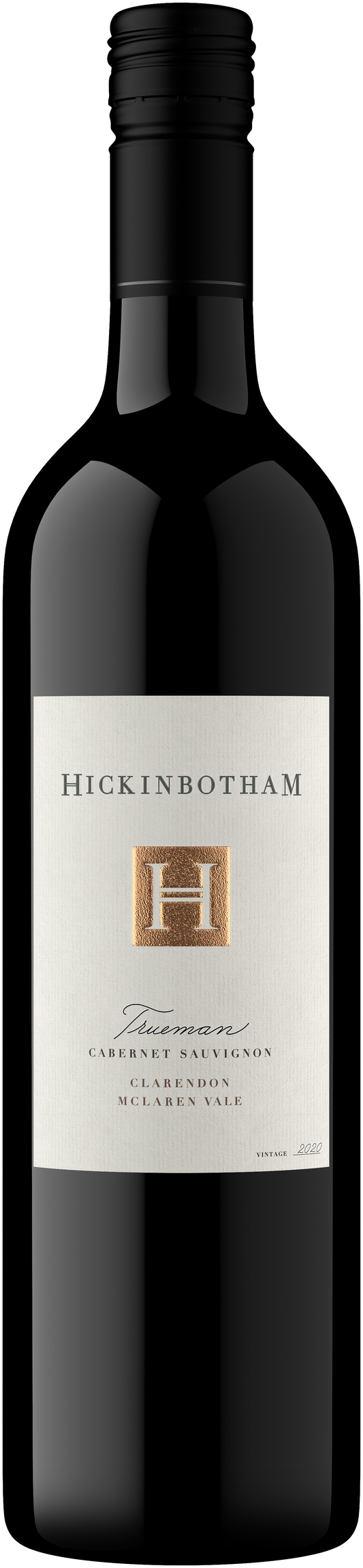 Hickinbotham Trueman Cabernet Sauvignon 2020  Front Bottle Shot