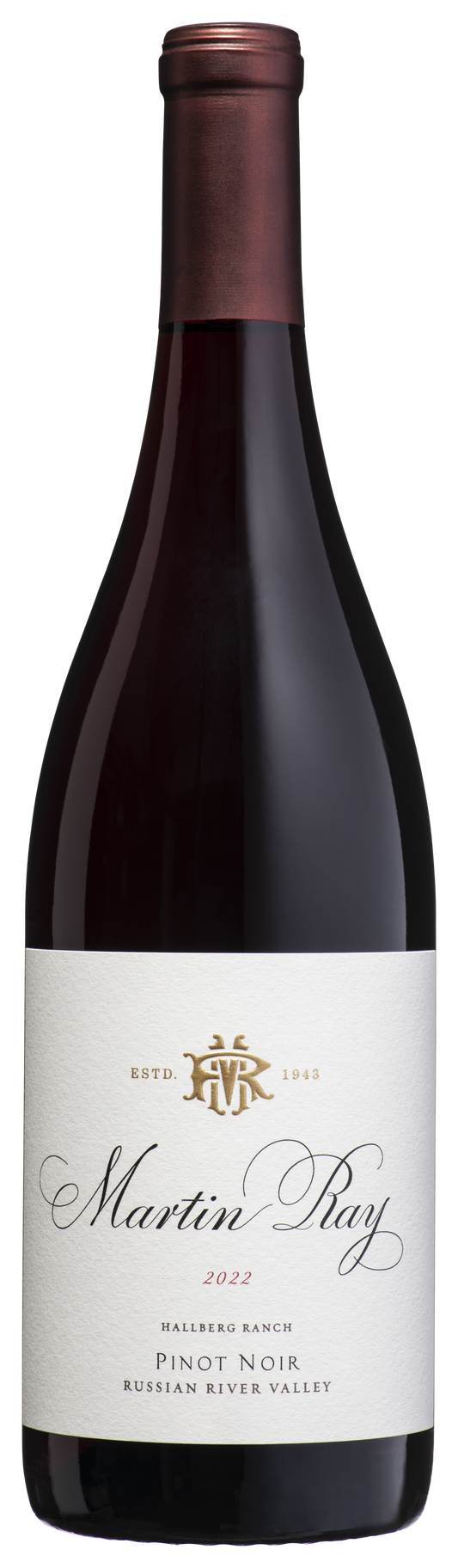 Martin Ray Hallberg Ranch Pinot Noir 2022  Front Bottle Shot