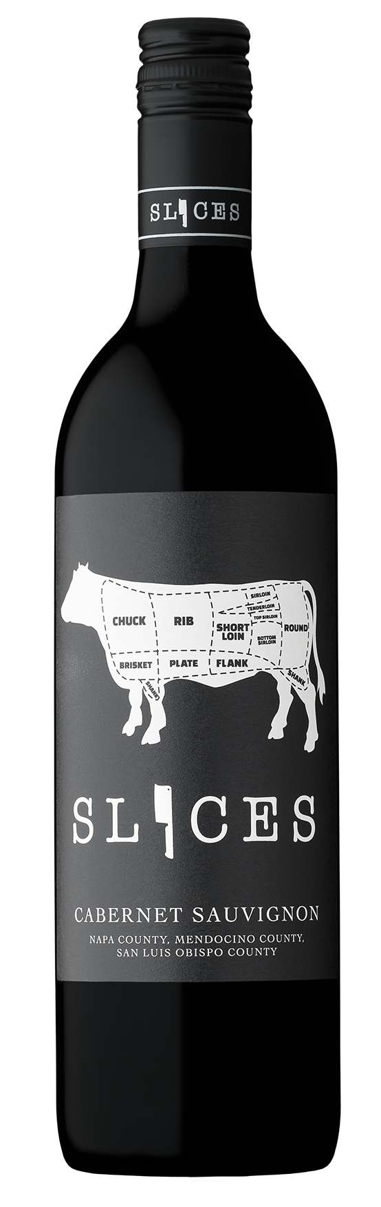 Slices Cabernet Sauvignon 2022  Front Bottle Shot