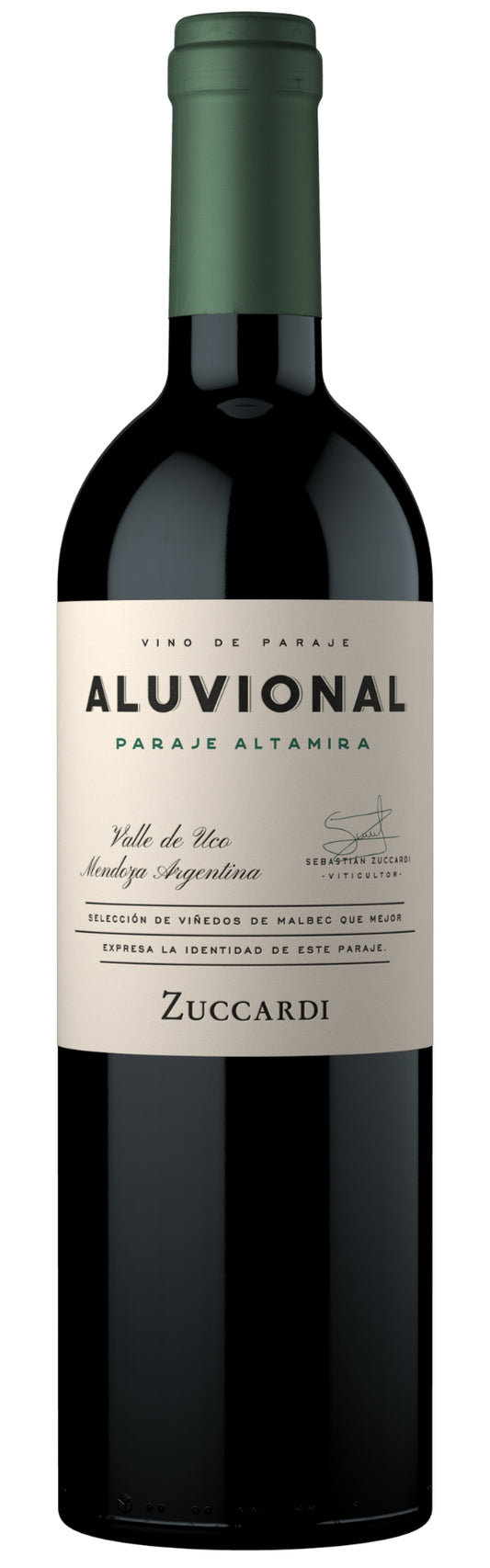 Zuccardi Aluvional Altamira Malbec 2019  Front Bottle Shot