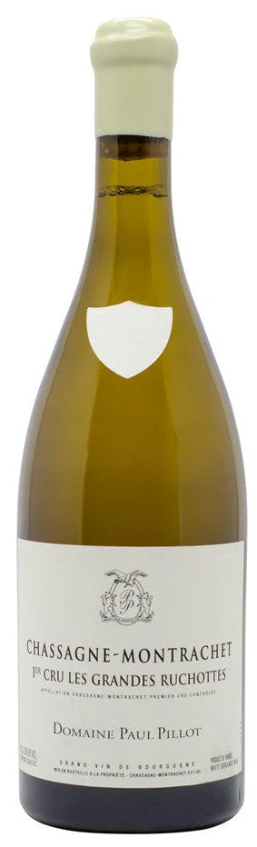 Domaine Paul Pillot Chassagne-Montrachet Les Grandes Ruchottes Premier Cru 2022  Front Bottle Shot