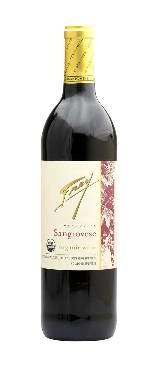 Frey Organic Sangiovese 2020  Front Bottle Shot