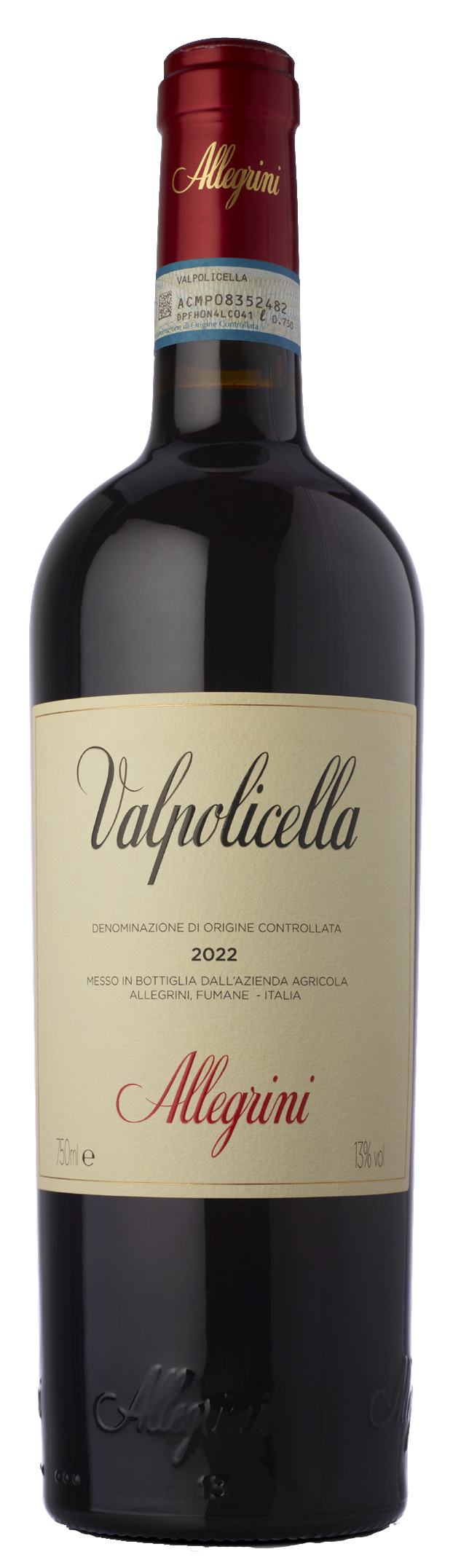 Allegrini Valpolicella 2022  Front Bottle Shot