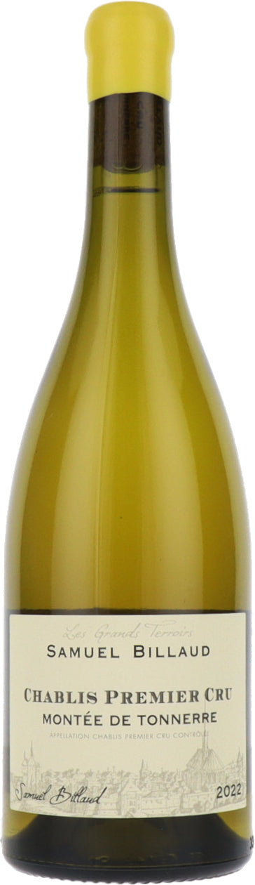 Samuel Billaud Chablis Montee de Tonnerre Premier Cru 2022  Front Bottle Shot