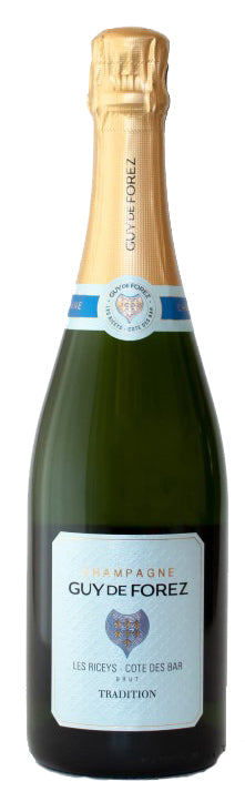 Champagne Guy de Forez Brut Tradition  Front Bottle Shot