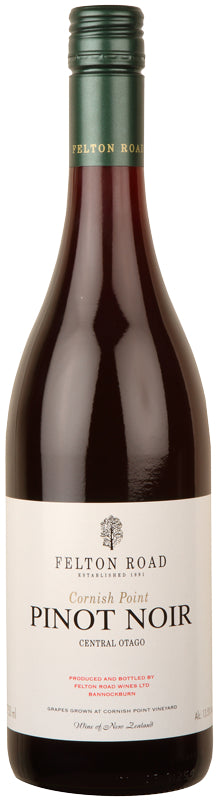 Felton Road Cornish Point Pinot Noir 2020  Front Bottle Shot