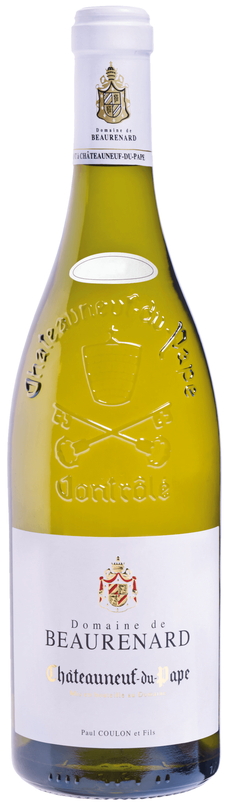 Domaine de Beaurenard Chateauneuf-du-Pape Blanc 2023  Front Bottle Shot