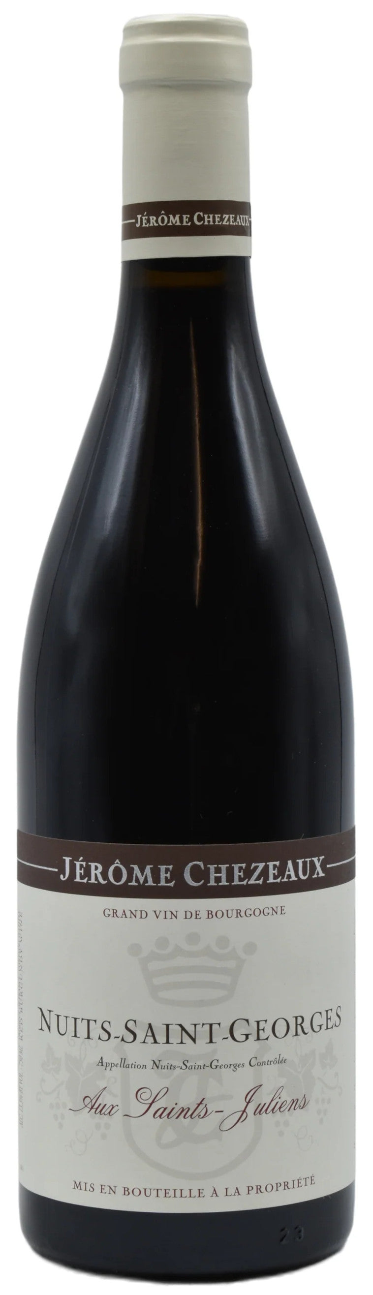 Jerome Chezeaux Nuits-Saint-Georges Aux Saint-Juliens 2021  Front Bottle Shot