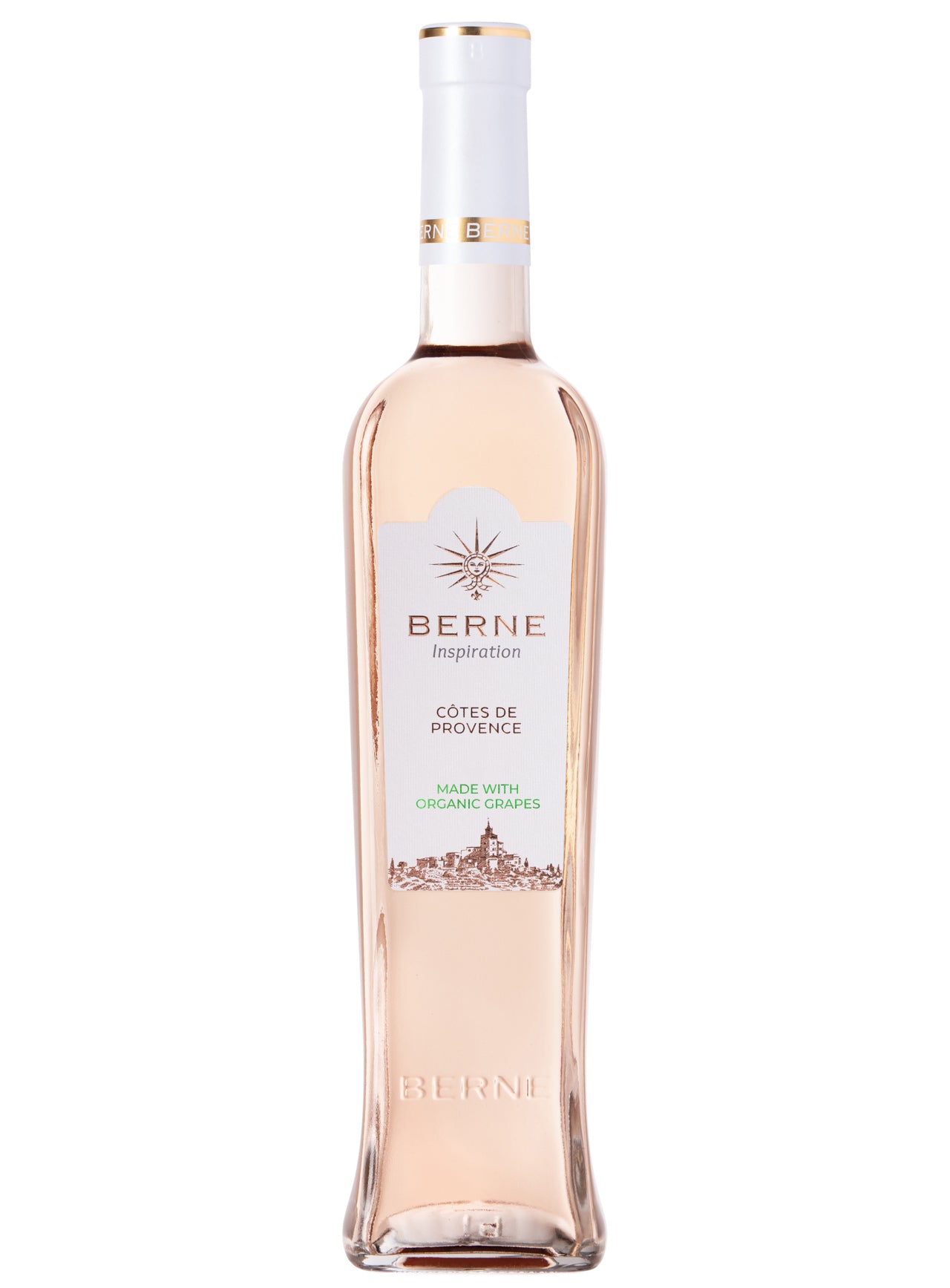 Chateau De Berne Inspiration Cotes de Provence Rose 2023  Front Bottle Shot