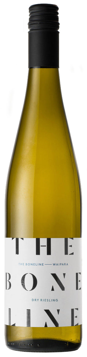 The Boneline Dry Riesling 2022  Front Bottle Shot