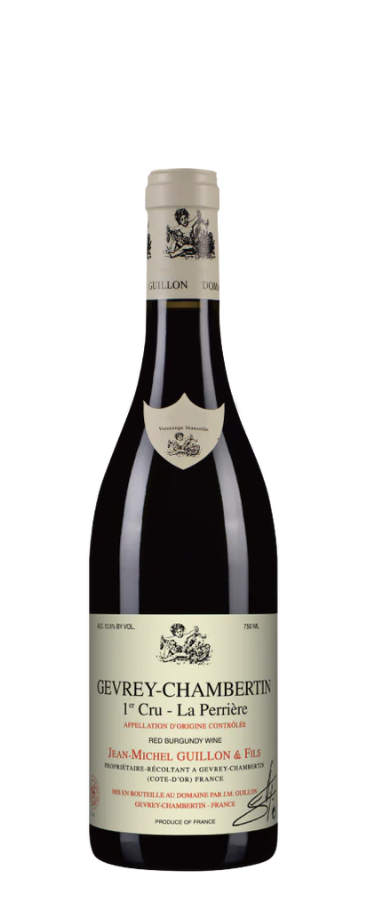 Domaine Guillon Gevrey-Chambertin La Perriere Premier Cru 2018  Front Bottle Shot