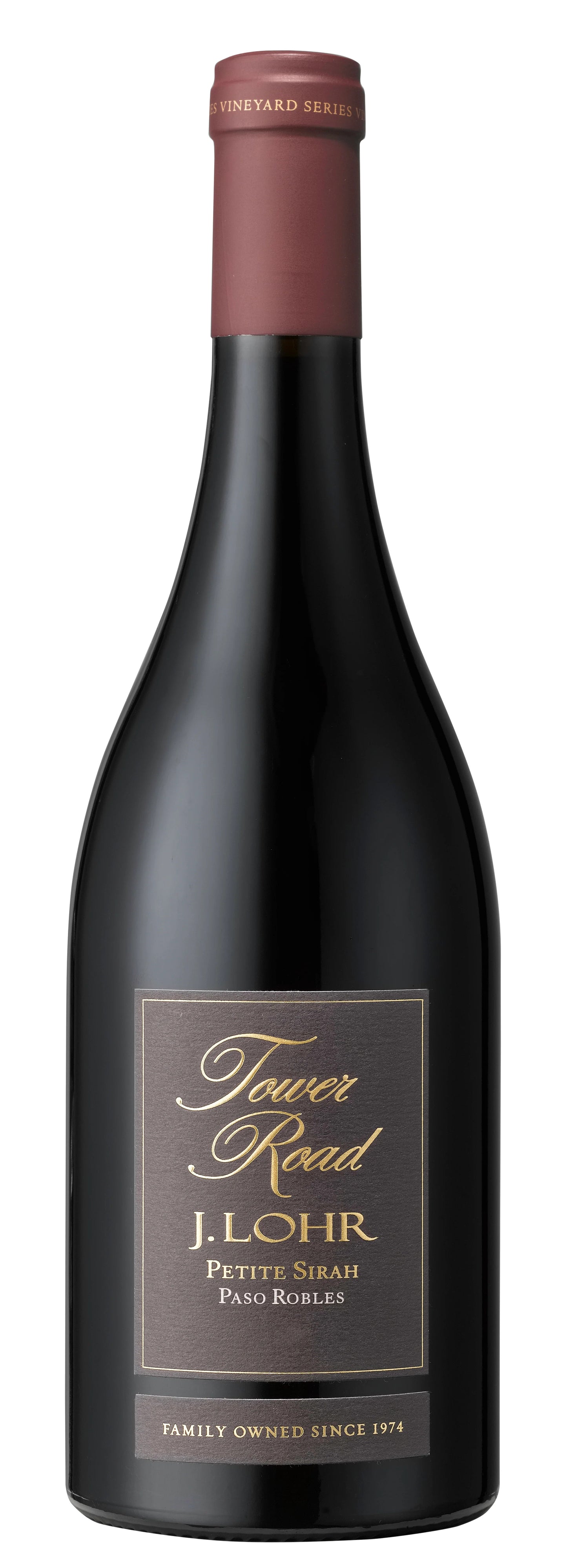 J. Lohr Tower Road Petite Sirah 2021  Front Bottle Shot
