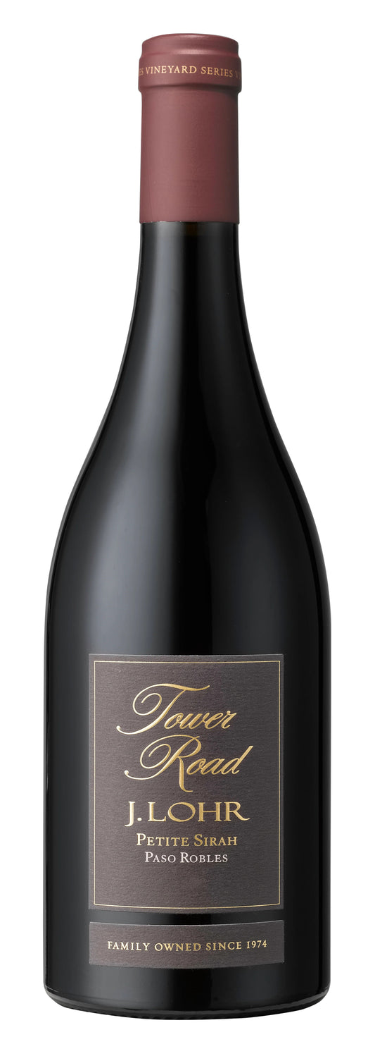 J. Lohr Tower Road Petite Sirah 2021  Front Bottle Shot