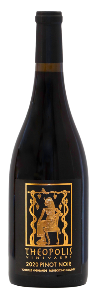 Theopolis Vineyards Yorkville Highlands Pinot Noir 2020  Front Bottle Shot