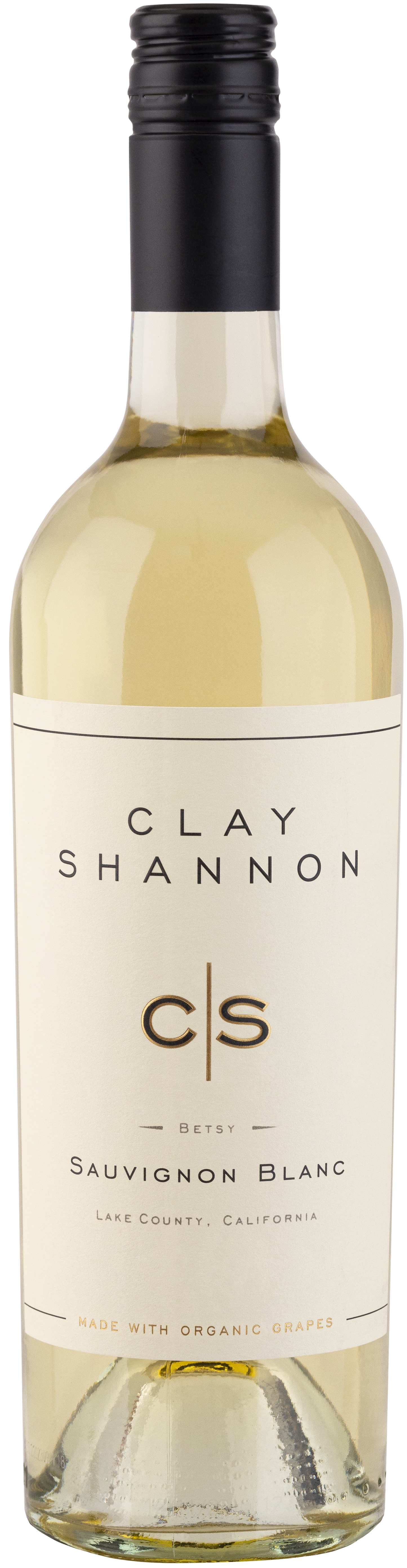 Clay Shannon Betsy Vineyard Sauvignon Blanc 2023  Front Bottle Shot