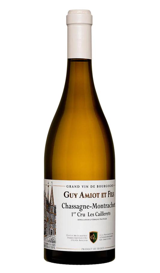 Guy Amiot Chassagne-Montrachet Les Caillerets Premier Cru 2022  Front Bottle Shot