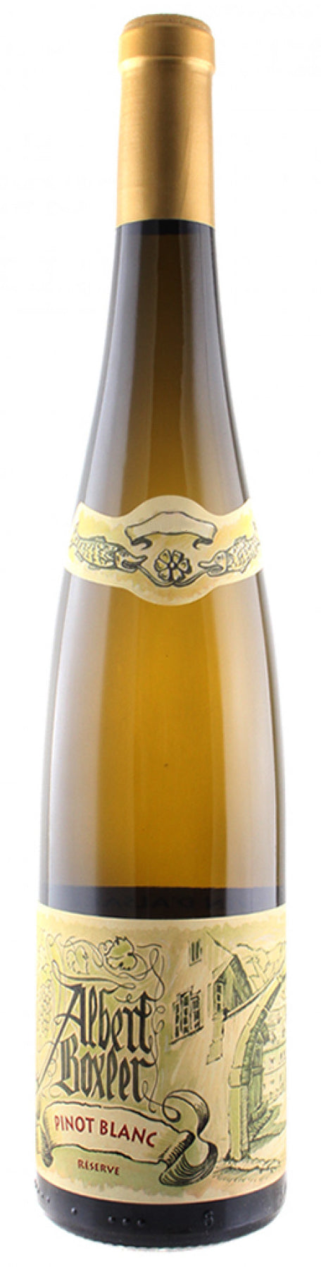 Albert Boxler Reserve Pinot Blanc 2021  Front Bottle Shot