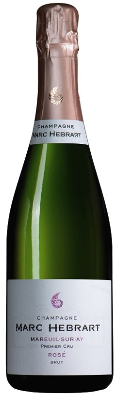 Marc Hebrart Rose Brut Premier Cru  Front Bottle Shot