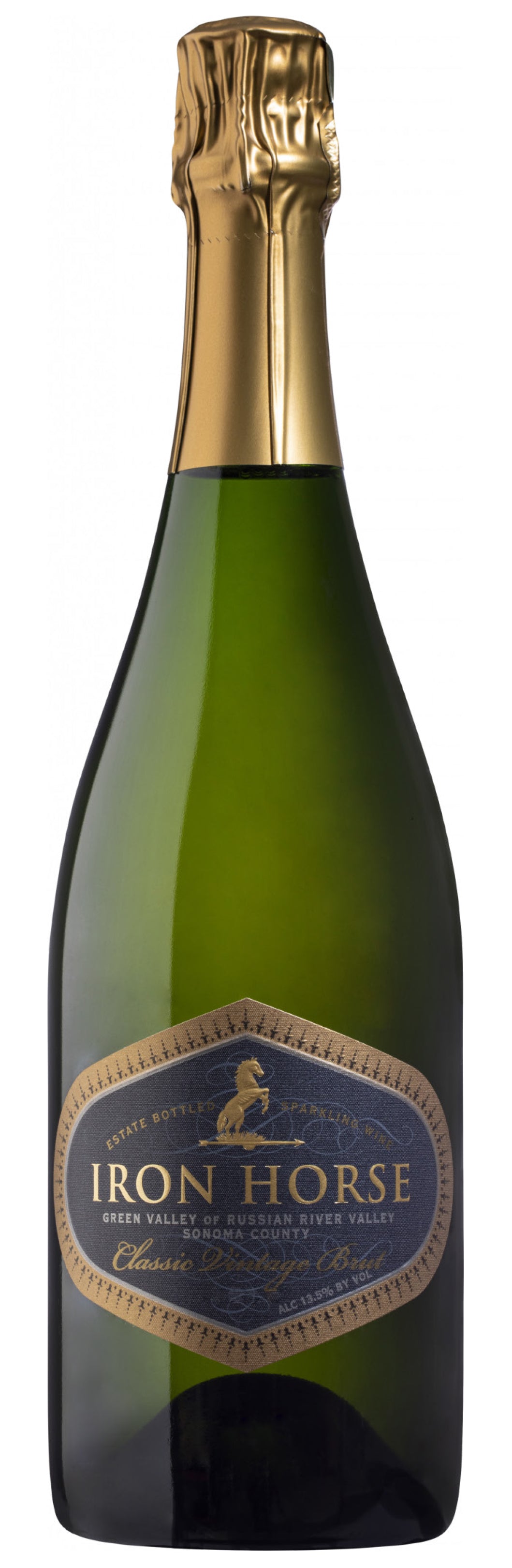 Iron Horse Classic Vintage Brut 2019  Front Bottle Shot