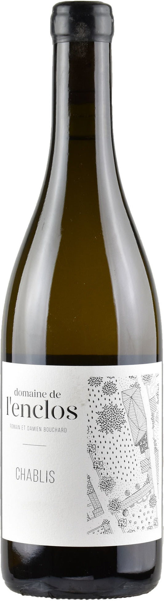 Domaine de l'Enclos Chablis 2023  Front Bottle Shot