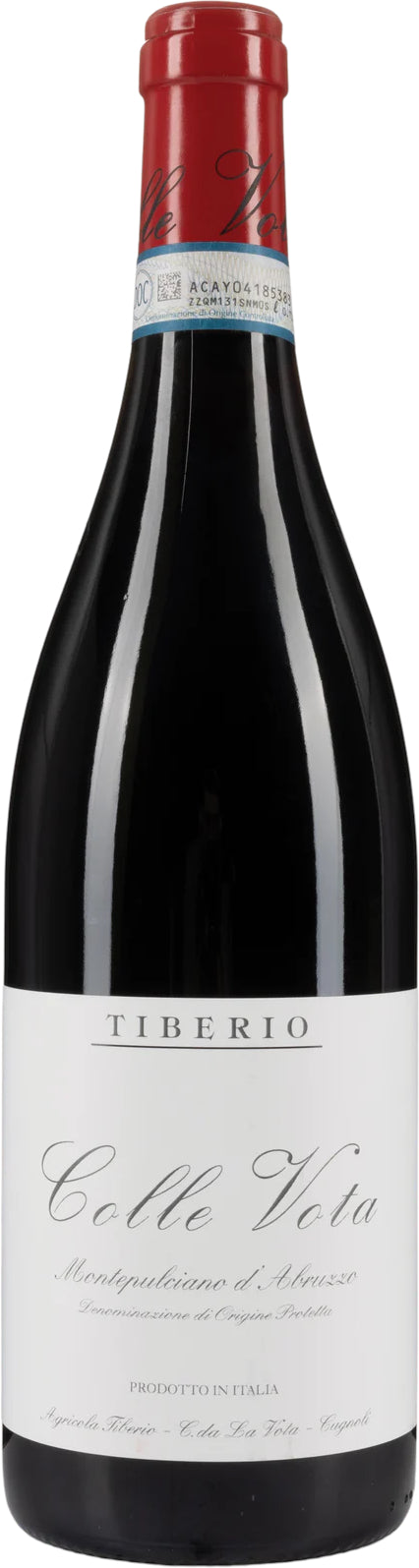 Tiberio Colle Vota Montepulciano d'Abruzzo 2020  Front Bottle Shot