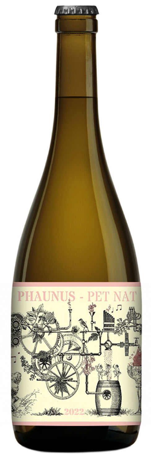 Aphros Phaunus Pet Nat Rose 2022  Front Bottle Shot