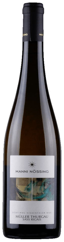 Manni Nossing Sudtirol Eisacktaler Sass Rigais Muller Thurgau 2021  Front Bottle Shot