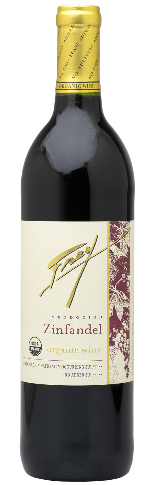 Frey Organic Zinfandel 2021  Front Bottle Shot