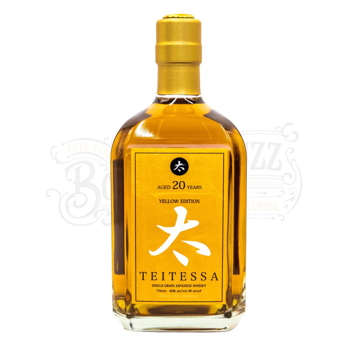 Teitessa Single Grain Japanese Whisky Yellow Edition 20 Yr