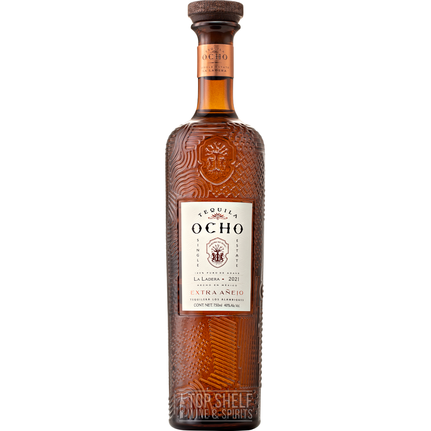 Tequila Ocho La Ladera Single State Extra AÃ±ejo Tequila