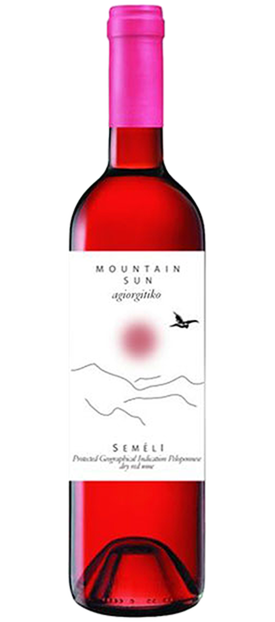 Semeli Mountain Sun Rose 2023  Front Bottle Shot