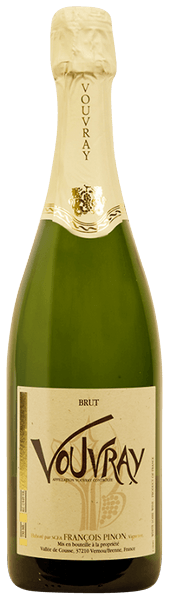 Francois Pinon Vouvray Brut 2019  Front Bottle Shot
