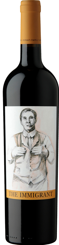 Donati Family Vineyards The Immigrant 2017  Front Bottle Shot