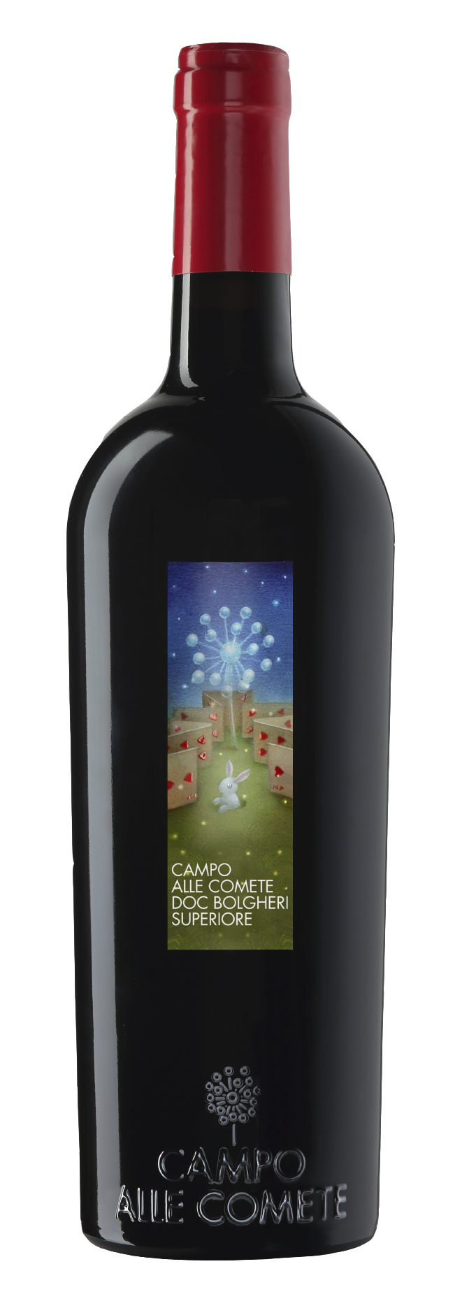 Campo alle Comete Bolgheri Superiore 2017  Front Bottle Shot