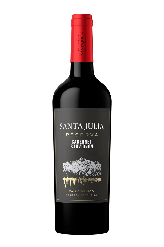 Santa Julia Reserva Cabernet Sauvignon 2022  Front Bottle Shot
