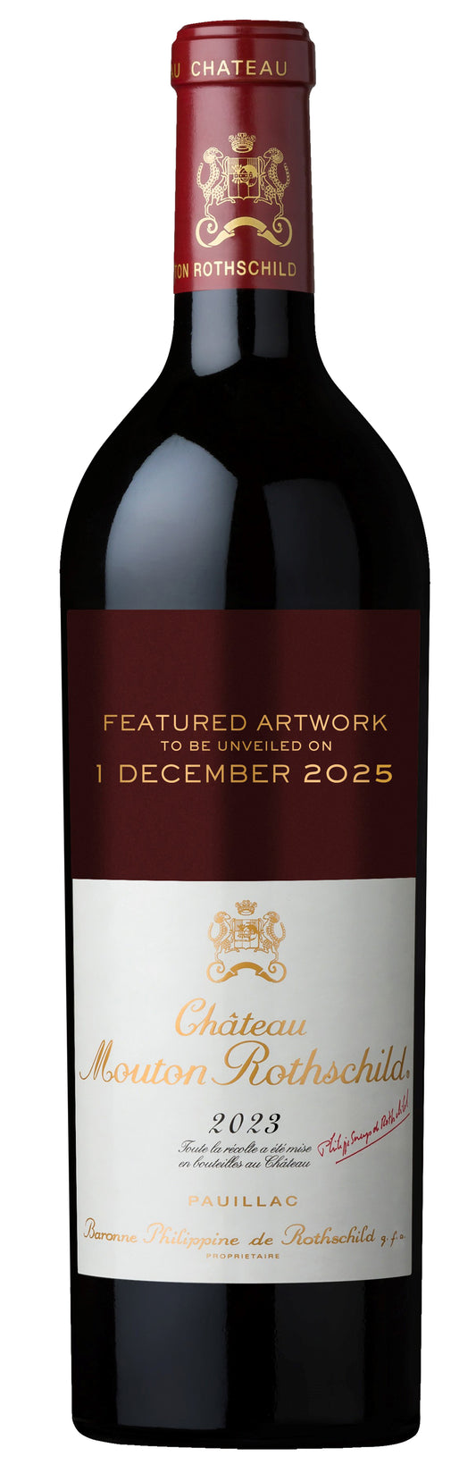 Chateau Mouton Rothschild (Futures Pre-Sale) 2023  Front Bottle Shot