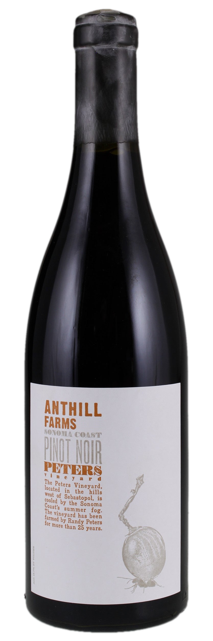 Anthill Farms Peters Vineyard Pinot Noir 2022  Front Bottle Shot