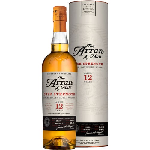 The Arran 12 Year Old Cask Strength Single Malt Scotch Whisky