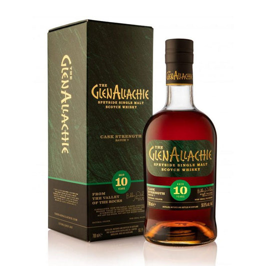 The GlenAllachie 10 Year Old Cask Strength Scotch Whisky 750ml