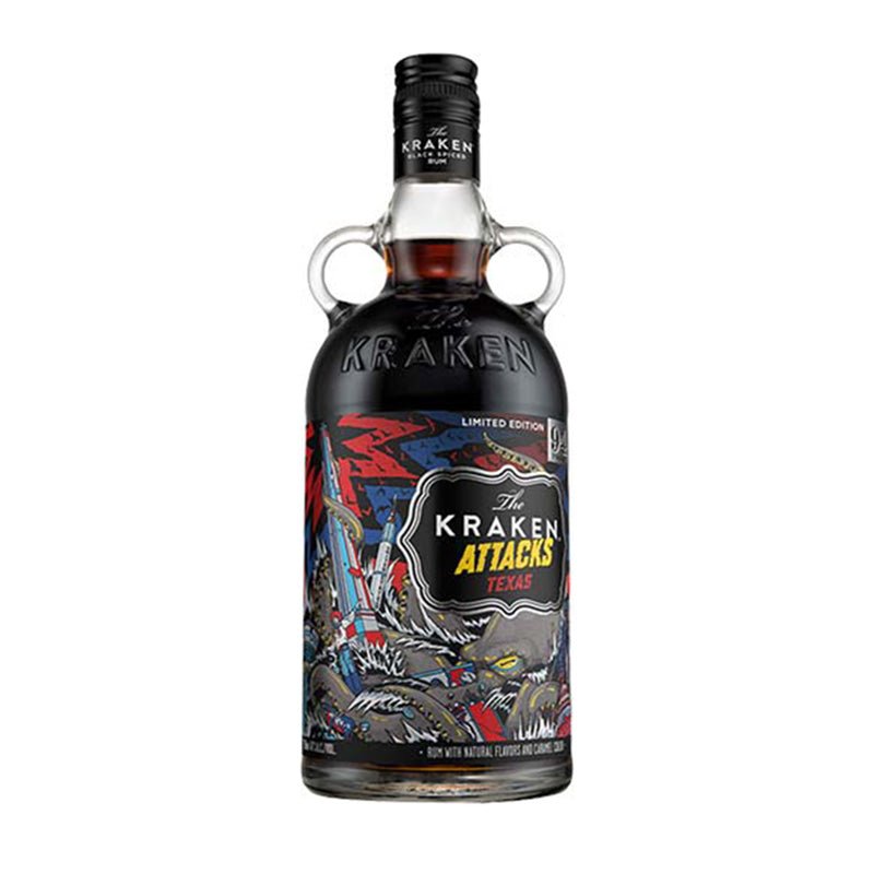 The Kraken Attacks Texas Limited Edition Rum 750ml