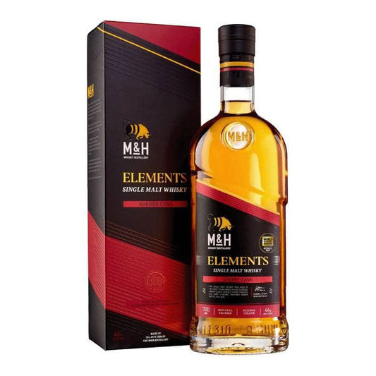 The M and H Elements Sherry Cask Whiskey 750ml