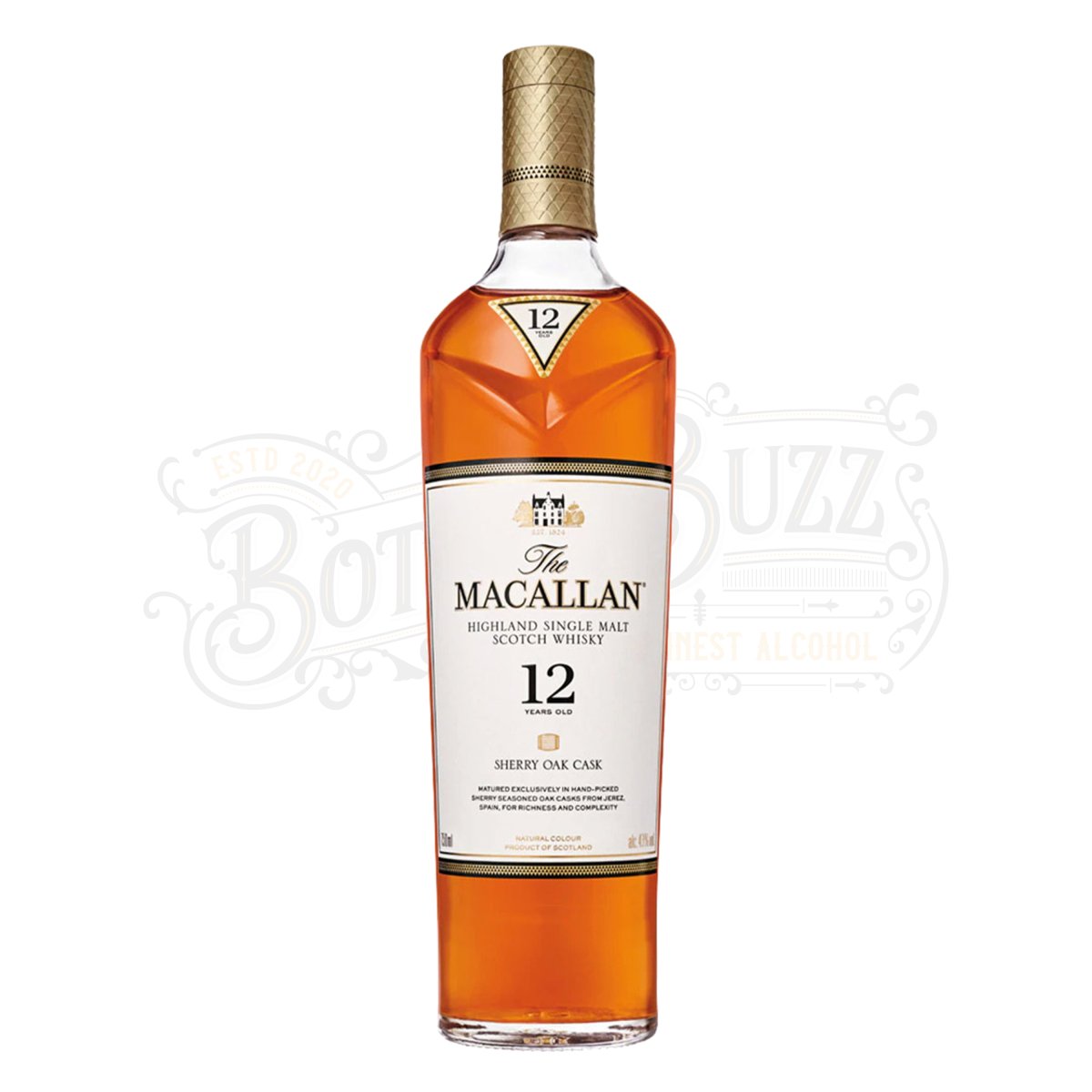 The Macallan 12 Year Old Sherry Oak Single Malt Scotch Whisky